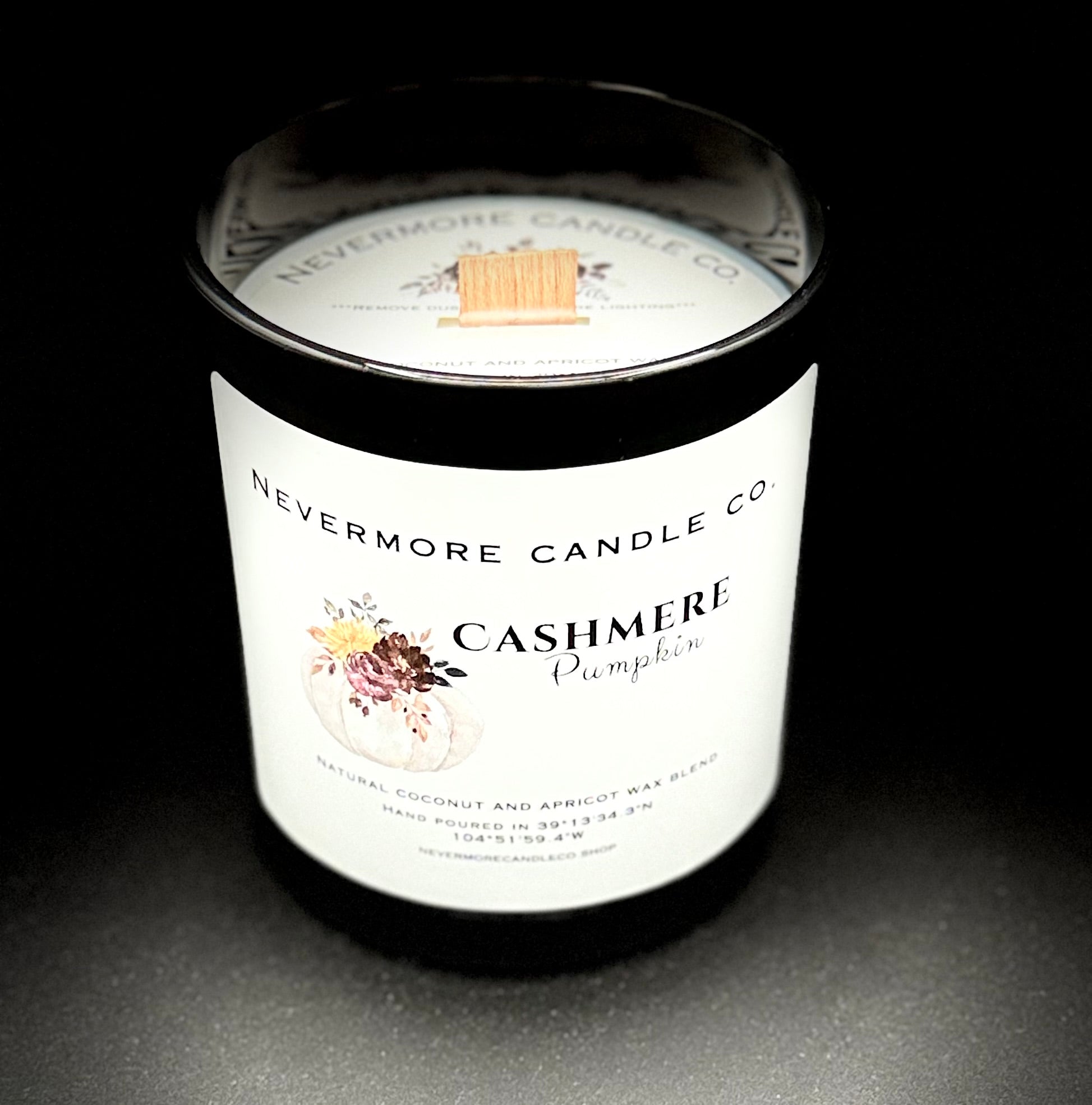 cashmere pumpkin 11.5oz wood wick